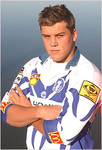 Grafton Ghosts player, Danny Wicks. Grafton Ghosts player, Danny Wicks.