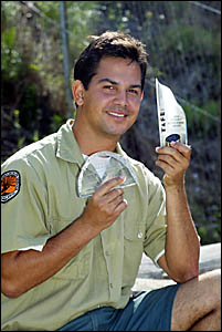 AWARD-WINNING NSW National Parks and Wildlife Service field officer Joshua Slabb who is passionate about taking care of the lan AWARD-WINNING NSW National Parks and Wildlife Service field officer Joshua Slabb who is passionate about taking care of the lan