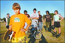 Kyle Forrest (front) and Amber Britton, Robert Webb, Daniel Wallace, Norm Marshall, Jeremy Cosgrove and Kayla Cosgrove. Kyle Forrest (front) and Amber Britton, Robert Webb, Daniel Wallace, Norm Marshall, Jeremy Cosgrove and Kayla Cosgrove.