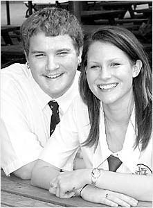 FIRST TEST: Xavier Catholic College students Jarrad Brown and Lauren Dunn will be among students sitting for the first HSC exa FIRST TEST: Xavier Catholic College students Jarrad Brown and Lauren Dunn will be among students sitting for the first HSC exa