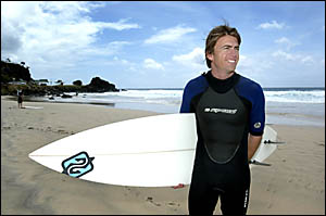 INDY Car driver and Gold Coast product Marcus Marshall takes a little time to enjoy the surf at one of his favourite spots - Du INDY Car driver and Gold Coast product Marcus Marshall takes a little time to enjoy the surf at one of his favourite spots - Du