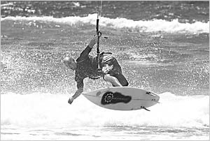 Action from weekend?s Lennox Point Hotel Kitesurfing open Action from weekend?s Lennox Point Hotel Kitesurfing open