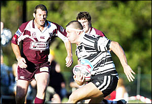 FORMER Tweed Heads prop Matty Ross, pictured in action against Burleigh earlier this year, is confident he has put past injurie FORMER Tweed Heads prop Matty Ross, pictured in action against Burleigh earlier this year, is confident he has put past injurie
