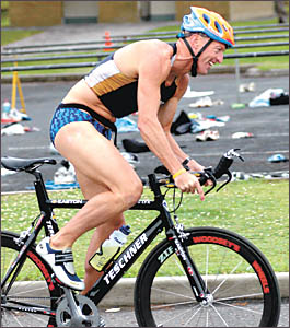 Andrew Rowlings who recorded an impressive time in the handicap Andrew Rowlings who recorded an impressive time in the handicap