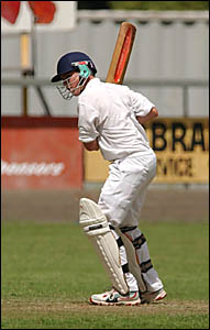 YOUNG GUN: Promising young Westlawn batsman Brendan Purser will open the batting for the premiers against Harwood this afternoo YOUNG GUN: Promising young Westlawn batsman Brendan Purser will open the batting for the premiers against Harwood this afternoo