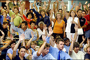 WORKERS vote to continue protests against the Federal Government?s industrial relations changes. WORKERS vote to continue protests against the Federal Government?s industrial relations changes.