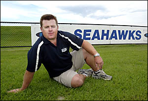 Tugun Seahawks president Dean Glover has seen his team go from 2004 premiers to having an unknown future in 2006. Tugun Seahawks president Dean Glover has seen his team go from 2004 premiers to having an unknown future in 2006.