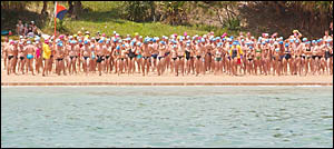 The field for the 2005 Convent to Main Beach Classic awaits the start of the race. The field for the 2005 Convent to Main Beach Classic awaits the start of the race.