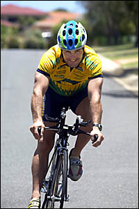 COMING at you: Murwillumbah Cycle Club rider Dave Costanzo is known for his aggressive approach to racing ... and it?s not abou COMING at you: Murwillumbah Cycle Club rider Dave Costanzo is known for his aggressive approach to racing ... and it?s not abou