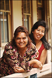 BREAKING DOWN BARRIERS: Rosie Vesper and Luxmee Bonds have enrolled in the cultural program at the Grafton Community Centre. BREAKING DOWN BARRIERS: Rosie Vesper and Luxmee Bonds have enrolled in the cultural program at the Grafton Community Centre.
