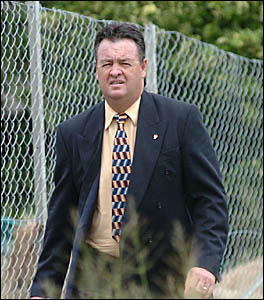 FORMER Tweed City CBA branch manager Graham Higgins, currently appearing in Lismore District Court on fraud charges. FORMER Tweed City CBA branch manager Graham Higgins, currently appearing in Lismore District Court on fraud charges.