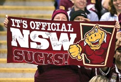 Reporter Roderick Makim will be supporting Queensland for State of Origin. 