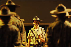 Grafton cadet Sergeant Major Justin Christiansen is the top cadet in the State and is now looking for a career in the army. Grafton cadet Sergeant Major Justin Christiansen is the top cadet in the State and is now looking for a career in the army.