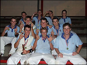 There was plenty to celebrate in the Grafton High School dressing room after Wednesday?s night?s Daily Examiner Shield final wi There was plenty to celebrate in the Grafton High School dressing room after Wednesday?s night?s Daily Examiner Shield final wi