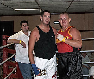 Kyle ?Hurricane? Hands, right, was beaten by Paul ?The Tower Of Power? Adams. Kyle ?Hurricane? Hands, right, was beaten by Paul ?The Tower Of Power? Adams.