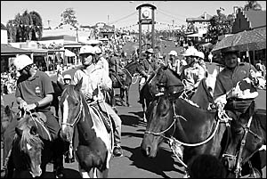 Riders rallying in Bowraville?s main street on Saturday Riders rallying in Bowraville?s main street on Saturday