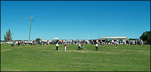 CROWD PULLER: The auction of the Thompson estate CROWD PULLER: The auction of the Thompson estate
