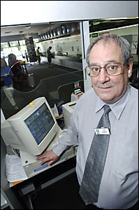 Ted Tanner at the former Grafton TAB building Ted Tanner at the former Grafton TAB building