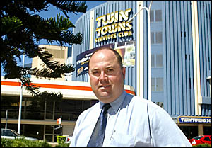 Twin Towns Services Club Manager Rob Smith. Twin Towns Services Club Manager Rob Smith.