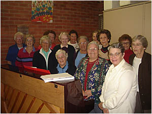 SINGING SENSATIONS: The Grafton Singers, from left, Joy Smith, Hazel Oxenford, Jean Everson, Joan McPhee, Magda Mussared, Marga SINGING SENSATIONS: The Grafton Singers, from left, Joy Smith, Hazel Oxenford, Jean Everson, Joan McPhee, Magda Mussared, Marga