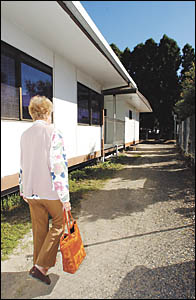 Two youths tried to rob this elderly woman as she walked in this Coffs Harbour CBD lane last week. Two youths tried to rob this elderly woman as she walked in this Coffs Harbour CBD lane last week.