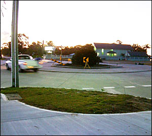 The new roundabout at Yamba has been well received since opening on Sunday. The new roundabout at Yamba has been well received since opening on Sunday.