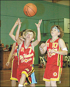 Action from the Coffs Harbour Suns under 14 division two match in the Northern Junior League competition at Grafton on the week Action from the Coffs Harbour Suns under 14 division two match in the Northern Junior League competition at Grafton on the week