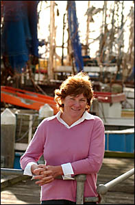 Iluka trawler operator Julie Everson is off to the United States. Iluka trawler operator Julie Everson is off to the United States.