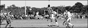 Action from the match between Woolgoolga Wolves and Northern Storm in the North Coast Football League at Woolgoolga on Sunday. Action from the match between Woolgoolga Wolves and Northern Storm in the North Coast Football League at Woolgoolga on Sunday.