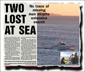 The Advocate front page from July 1 reporting the accident. The Advocate front page from July 1 reporting the accident.
