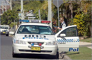 Park Beach was swarming with police yesterday. Park Beach was swarming with police yesterday.