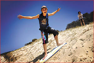 Ayden Baloh was one of many beachgoers at Sawtell. Ayden Baloh was one of many beachgoers at Sawtell.