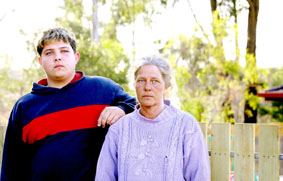 Michael Borkowski was hospitalised after being stung by a bee at his Dinmore home. Michael Borkowski was hospitalised after being stung by a bee at his Dinmore home.
