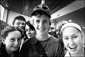 Dorrigo High School students Krystal Everingham, James Taylor, Tia Bravery, Blake Parbery, Megan Shadforth, Emma Goddard, Josie Dorrigo High School students Krystal Everingham, James Taylor, Tia Bravery, Blake Parbery, Megan Shadforth, Emma Goddard, Josie