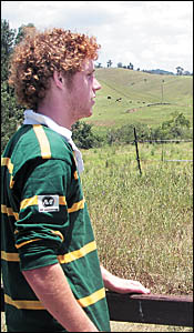 After chasing cows throughout the Northern Territory Jack Fitzgerald is now keen to study agriculture. After chasing cows throughout the Northern Territory Jack Fitzgerald is now keen to study agriculture.