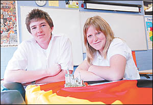 Orara High Students Philip Lewis and Danika Cooper Orara High Students Philip Lewis and Danika Cooper