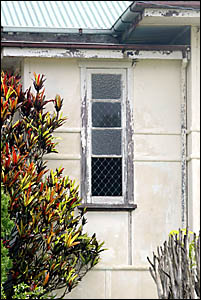 THE home where the attack took place. THE home where the attack took place.