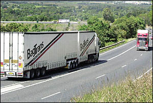 Kyogle Council has given conditional approval for B-doubles. Kyogle Council has given conditional approval for B-doubles.