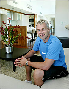 SHANE Heal the developer in an apartment at Zen on Murphys Road, Kingscliff. SHANE Heal the developer in an apartment at Zen on Murphys Road, Kingscliff.
