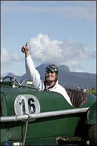 ROGER Ealand gives the thumbs up to a feast of F1 history at Speed On Tweed. ROGER Ealand gives the thumbs up to a feast of F1 history at Speed On Tweed.
