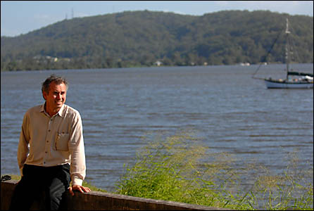 HANDS OFF: Chris Gulaptis, who hopes to replace Ian Causley as the Nationals MP in Page, is pictured on the banks of the Claren HANDS OFF: Chris Gulaptis, who hopes to replace Ian Causley as the Nationals MP in Page, is pictured on the banks of the Claren