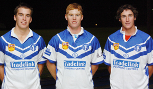 GHOSTS WITH A CHANCE: Khan Williams, left, Ben McLennan, Dan Roberts. GHOSTS WITH A CHANCE: Khan Williams, left, Ben McLennan, Dan Roberts.