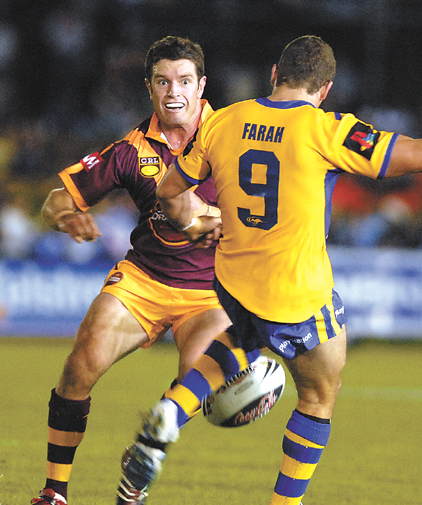 Rival hookers Danny Buderus and Robbie Farah face of in Thursday's City-Country clash. Rival hookers Danny Buderus and Robbie Farah face of in Thursday's City-Country clash.