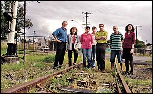 Uniting to secure a rail service for the Northern Rivers are (from left) Peter Lanyon, Janelle Saffin, Catherine Cusack, Anne D Uniting to secure a rail service for the Northern Rivers are (from left) Peter Lanyon, Janelle Saffin, Catherine Cusack, Anne D
