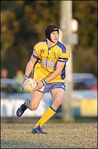 BIG WIN: Mullumbimby five-eighth Travis Drought in action against Ballina at Les Donnelly Field on Saturday night. MARC STAPELB BIG WIN: Mullumbimby five-eighth Travis Drought in action against Ballina at Les Donnelly Field on Saturday night. MARC STAPELB