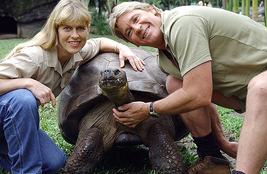 Steve and Terri Irwin with their beloved Harriet, who was one of the oldest creatures on the planet. Steve and Terri Irwin with their beloved Harriet, who was one of the oldest creatures on the planet.
