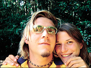 Tobias Suckfuell and Simone Strobel holidaying in Australia. Tobias Suckfuell and Simone Strobel holidaying in Australia.