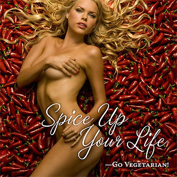 Sophie Monk in an ad for PETA.