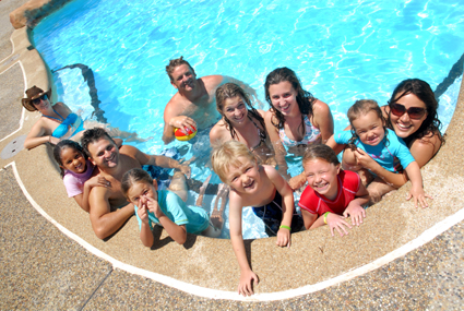American visitors ... the Huff family, from Las Vegas, are enjoying their Coffs Coast holiday. American visitors ... the Huff family, from Las Vegas, are enjoying their Coffs Coast holiday.