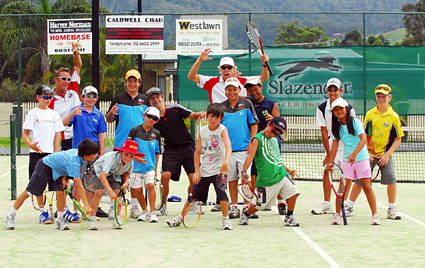 Get in quick ... The Harbour Tennis Academy summer camps resume on January 7, 2008. PHOTO: TREVOR VEALE Get in quick ... The Harbour Tennis Academy summer camps resume on January 7, 2008. PHOTO: TREVOR VEALE